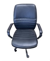 True Innovations Black Leather Task Chair