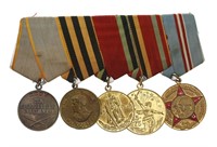 WWII SOVIET RUSSIA MEDAL BAR