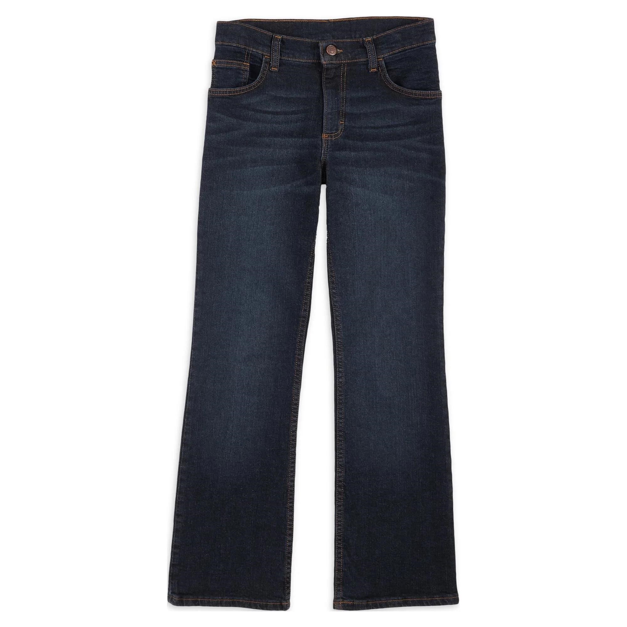 SZ 12 Slim Wrangler Boys Bootcut Denim Jeans AZ18
