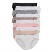 2XL Hanes Women's 10PK Cotton Bikini Underwear A37