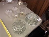 Crystal Bowls & Vases (6 Pcs)