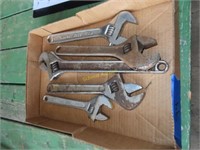 Crescent wrenches and a Mack wrench