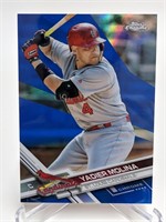 56/150 2017 Topps Chrome Blue Yadier Molina #32