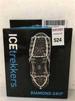 ICE TREKKERS DIAMOND GRIP SIZE MEDIUM