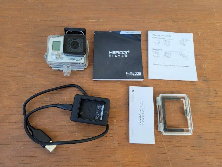 Go Pro Hero 3+ Camera with Battery, Charger & Case