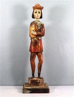 Polychromed Wooden Figure of Spaniard