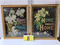 2 - Antique Prints - Home Sweet Home - Etc