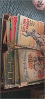 Lot with 41 early golden books
