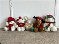 Santa Bears / Stuffed Moose & Other Plush