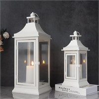 JHY DESIGN Set of 2 19.5''&13''Tall Outdoor