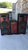 3 large speakers