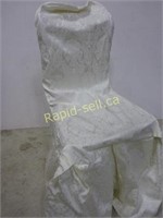 Ivory Tie Back Chair Covers