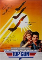 Tom Cruise Autograph Top Gun Poster