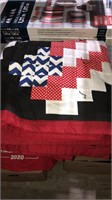 Large quilted lap blanket