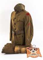 WWI US ARMY AEF 84th INFANTRY DIVISION NCO UNIFORM