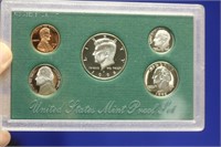 A 1998 US Mint Proof Set