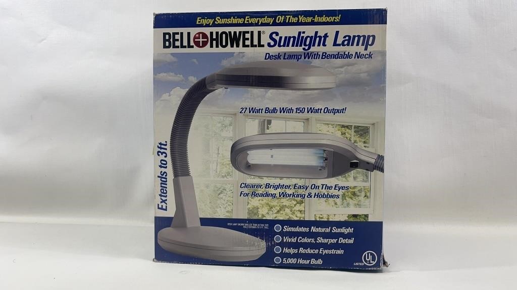 Bell & Howell Sunlight Desk Lamp