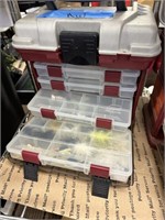 PLANO FISHING TACKLE BOX W CONTENTS