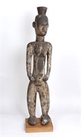 Monumental Igbo Alusi Shrine Female Effigy