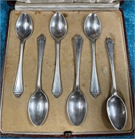 353 - STERLING SILVER SPOON SET (H73)