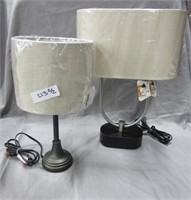 2 pcs New Accent Table Lamps