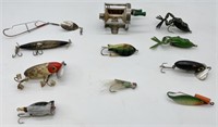 11 pcs,J.C.Higgins Reel,10 Lures