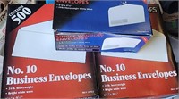 (3) Boxes of Envelopes