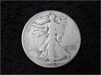 1943-S Walking Liberty Silver Half Dollar-