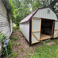 12x24 Shed double doored