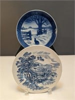 Pair of Vintage Collector Plates