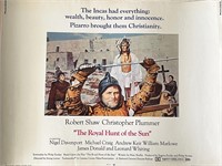 The Royal Hunt of the Sun 1969 vintage movie poste
