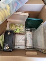 Box of Scrap Booking or Crafts Supplies