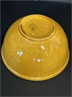 Vtg Medicine Hat Pottery crock bowl #8