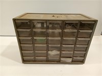 Thirty Drawer Plastic Small Parts Storage Cabinet
