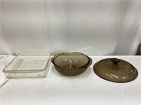 Pyrex Dishes & Lid