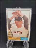 1961 Topps, Stu Miller baseball card