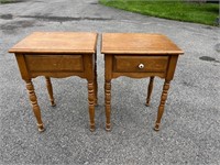 Set of 2 Vintage End Tables or Night Stands