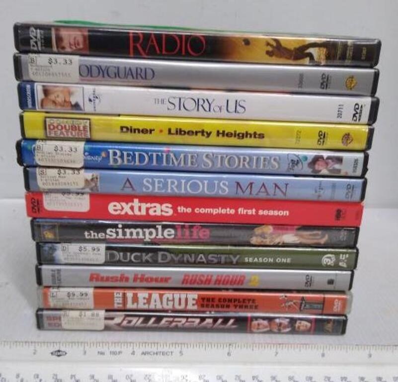 DVDs The Story of Us, A Serious Man, Radio &