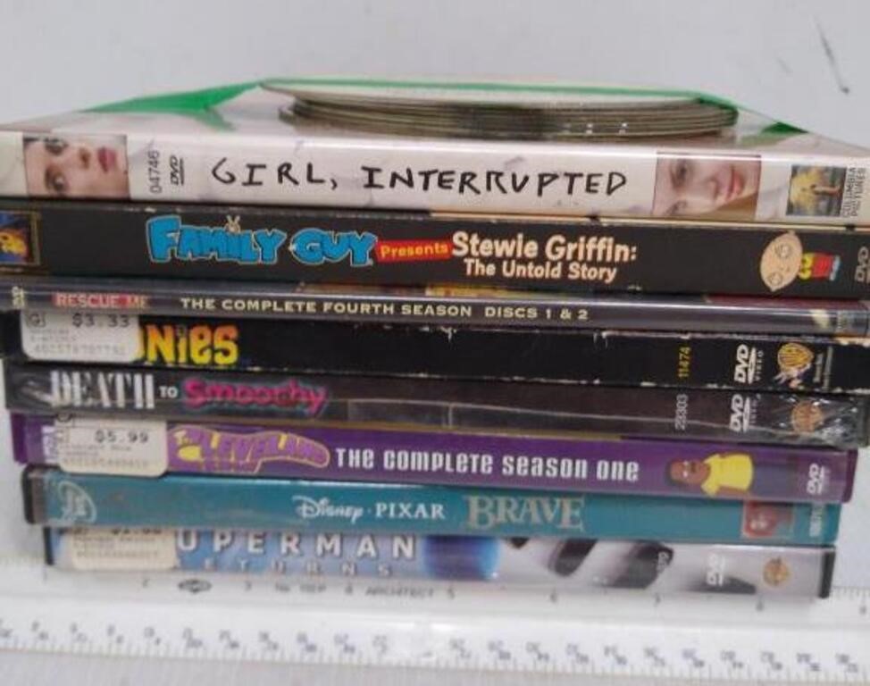 DVDs Brave, The Cleveland Show, Family Guy &