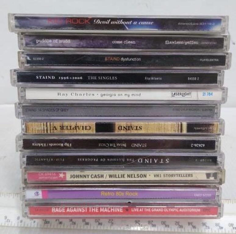 CDs Jonny Cash, Kid Rock, Ray Charles & More