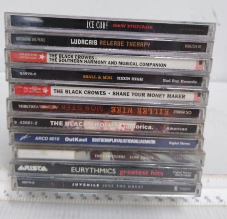 CDs Ice Cube, Ludacris,The Black Crows & More