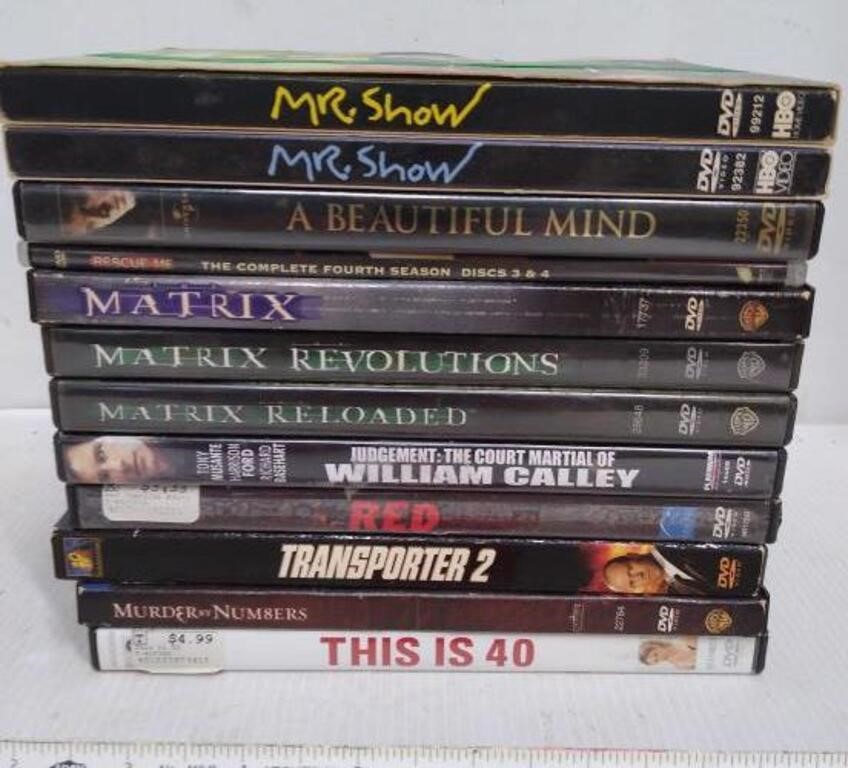 DVDs Matrix Mr Show This is 40 & More