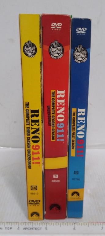 DVDs Reno 911 Season 1,2, & 3