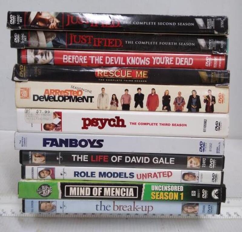 DVDs The Break up Psych Rescue Me & More