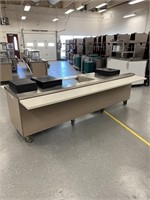 Low Temp Portable Work Counter Cashiers Station