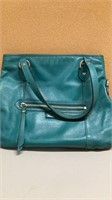 COACH GREEN PURSE PRE OWNED