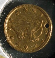 1854 One Dollar Gold Coin