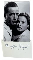 Humphrey Bogart Autograph/ Signature w/ Photo