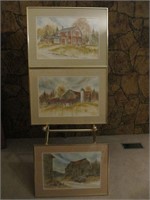 3 Janet McGee Watercolours