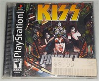 KISS Pinball PlayStation PS1 Game Disc - CIB